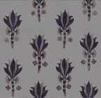 Eco-friendly wallpaper featuring hand-painted botanical design