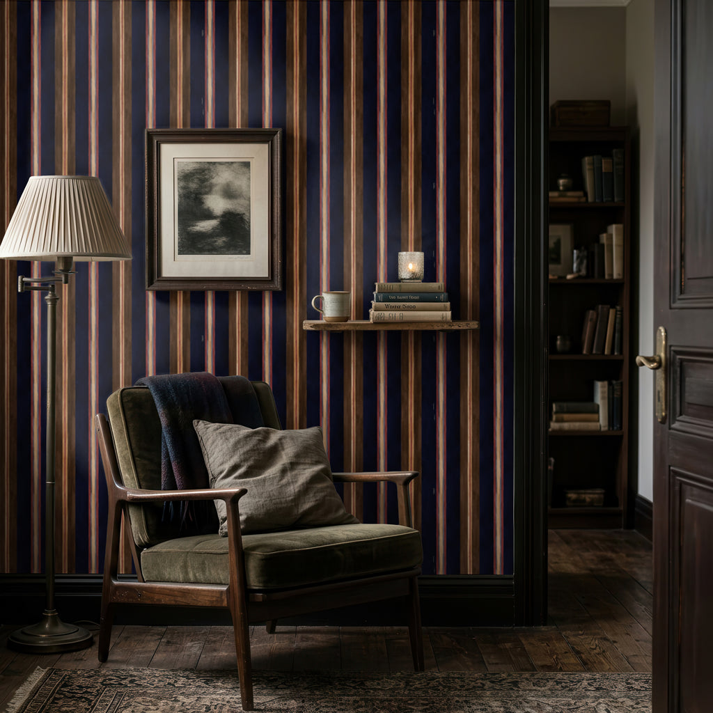 Marconi Stripe Wallpaper, Battista