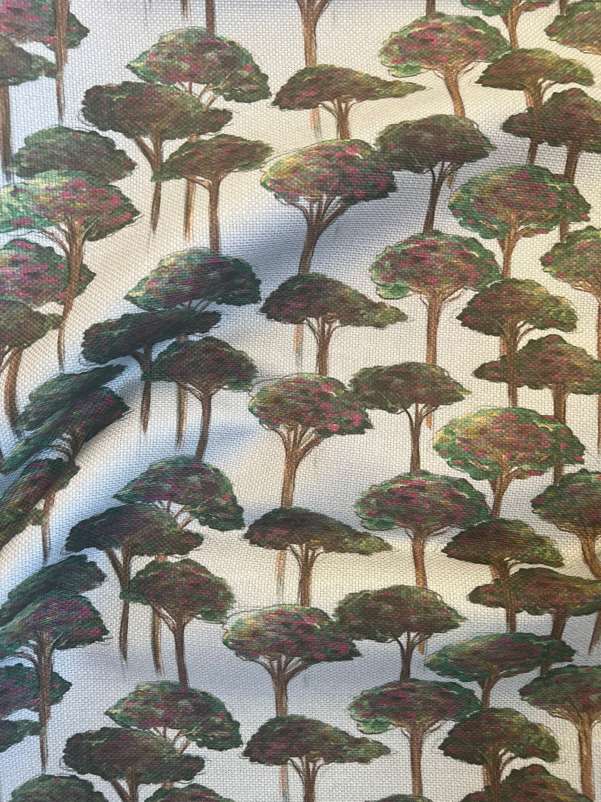 Umbrella Pine Fabric, Ferragosto