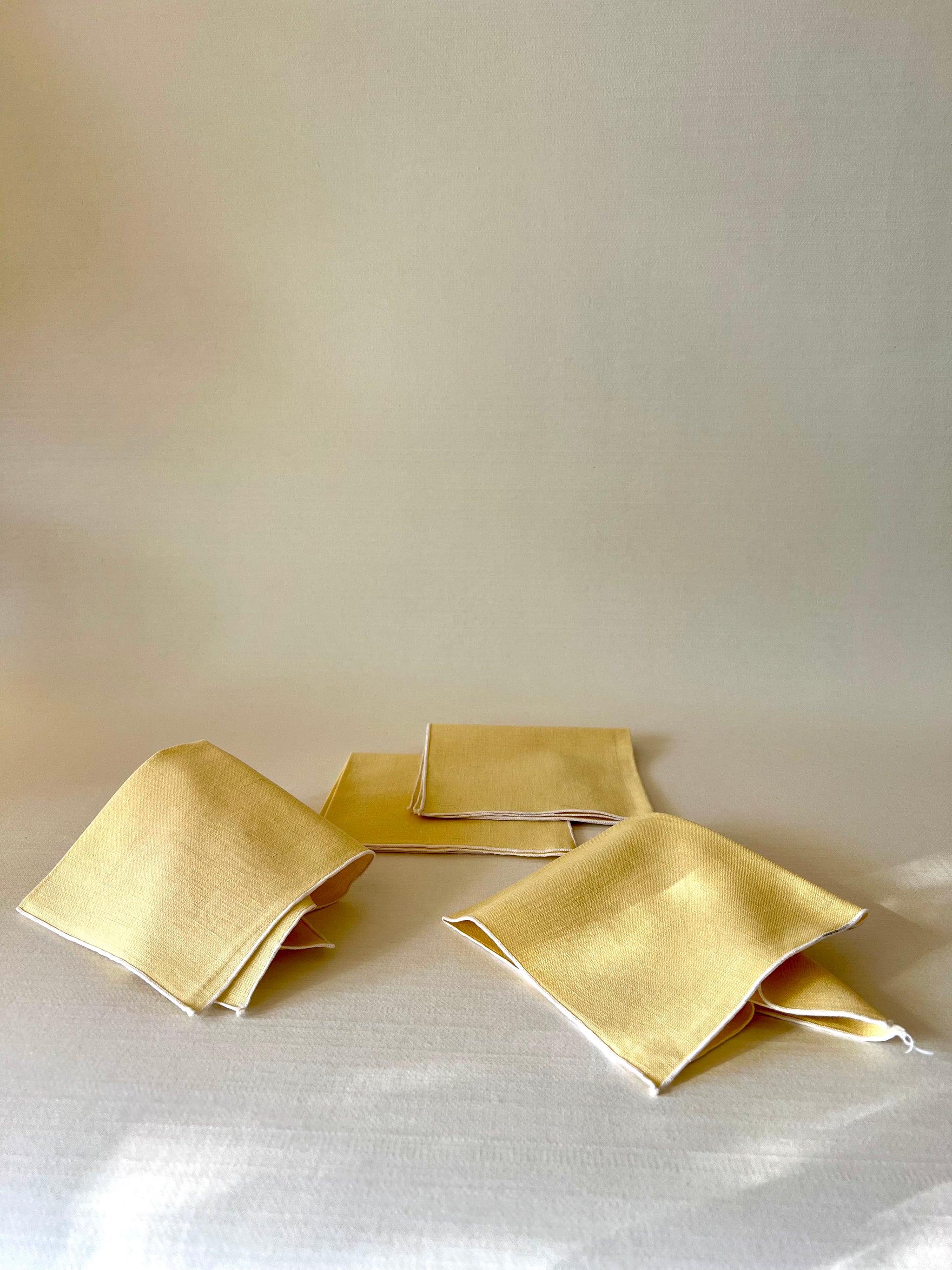 Buttery Linen Cocktail Napkins