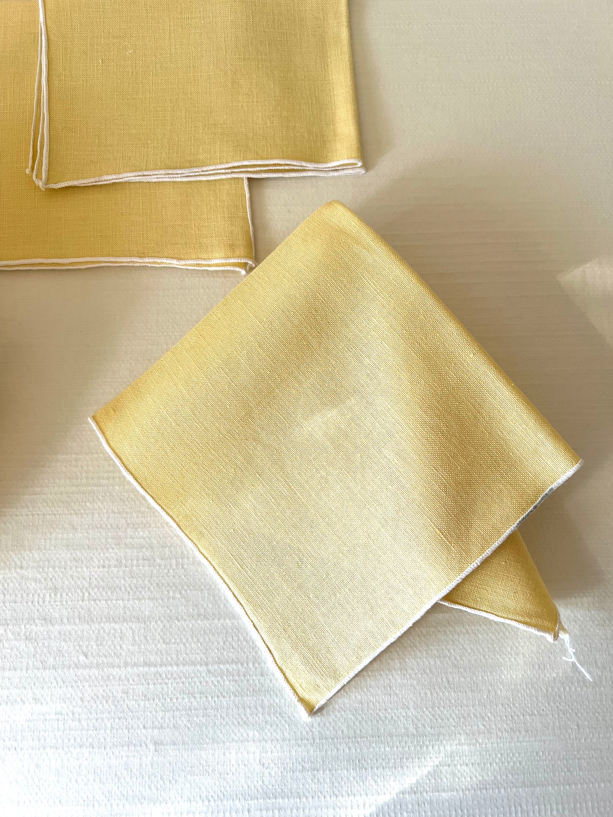 Buttery Linen Cocktail Napkins