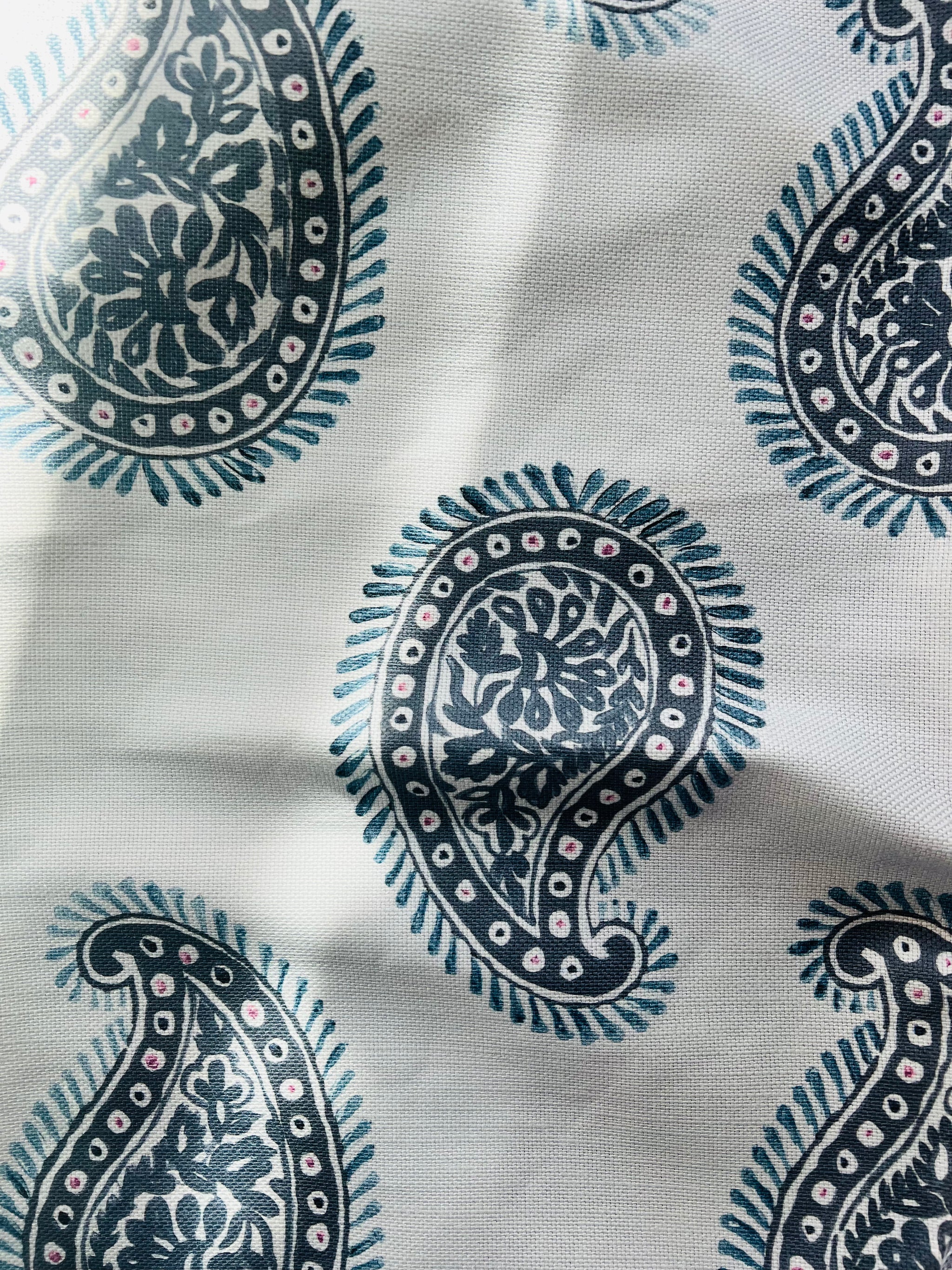 Paisley Fabric, Teardrops