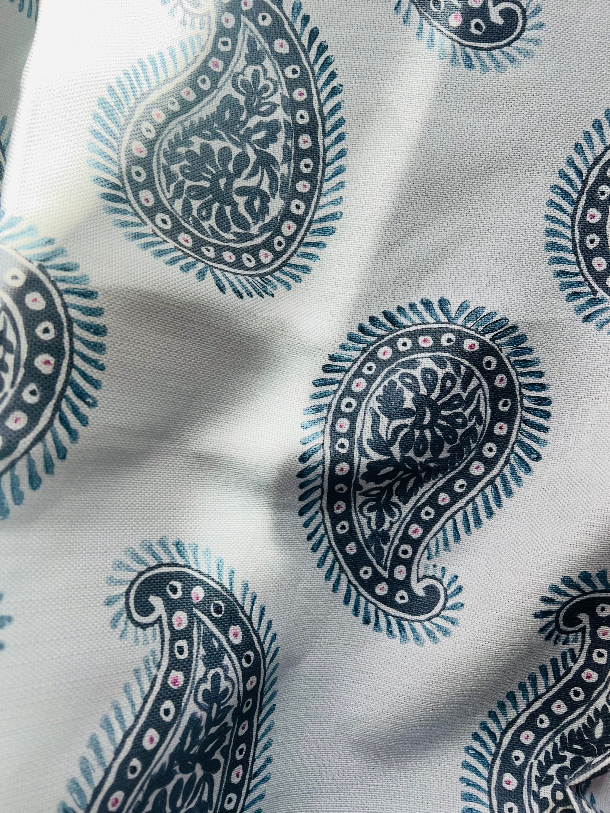 Paisley Fabric, Teardrops