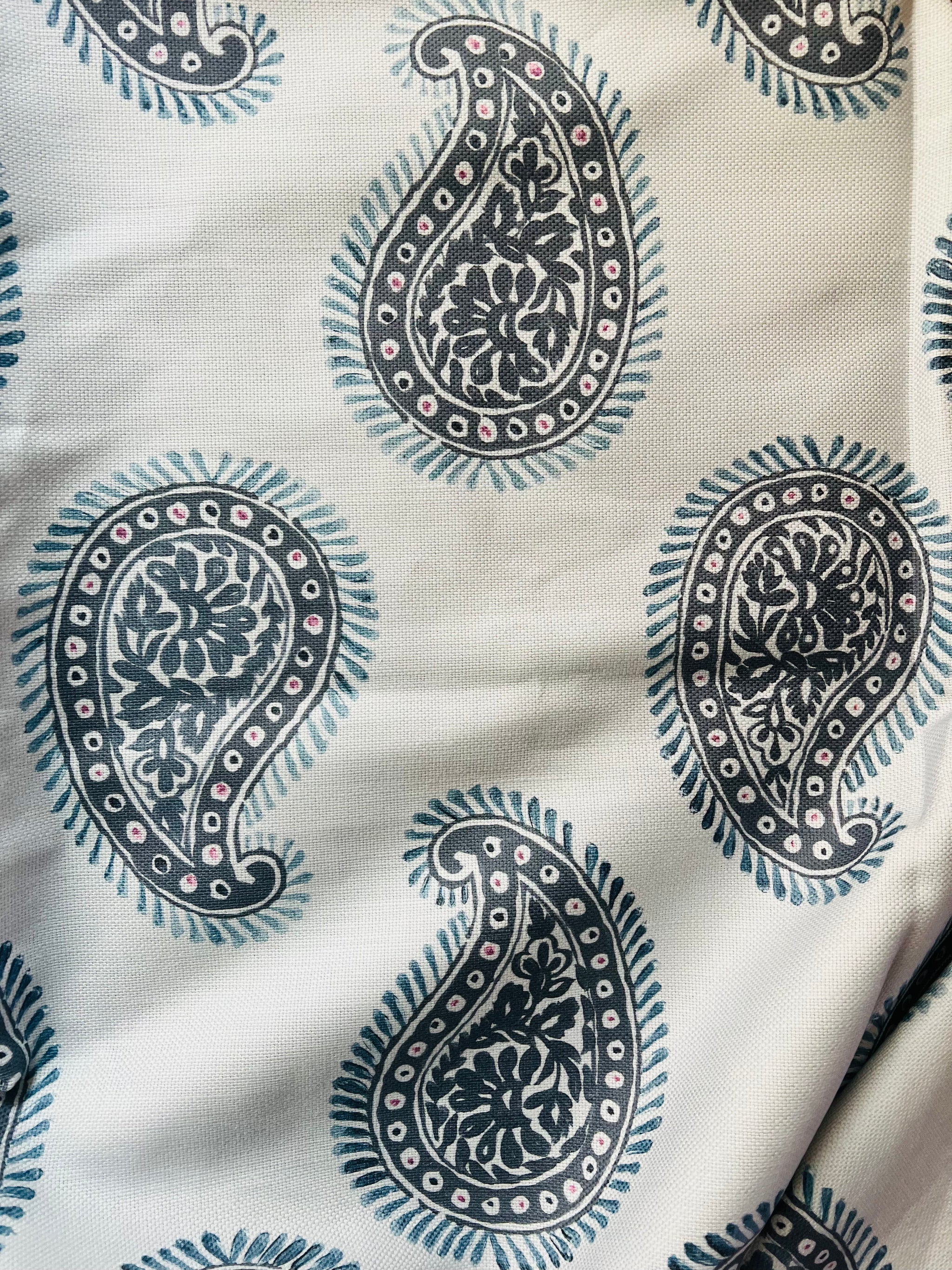 Paisley Fabric, Teardrops