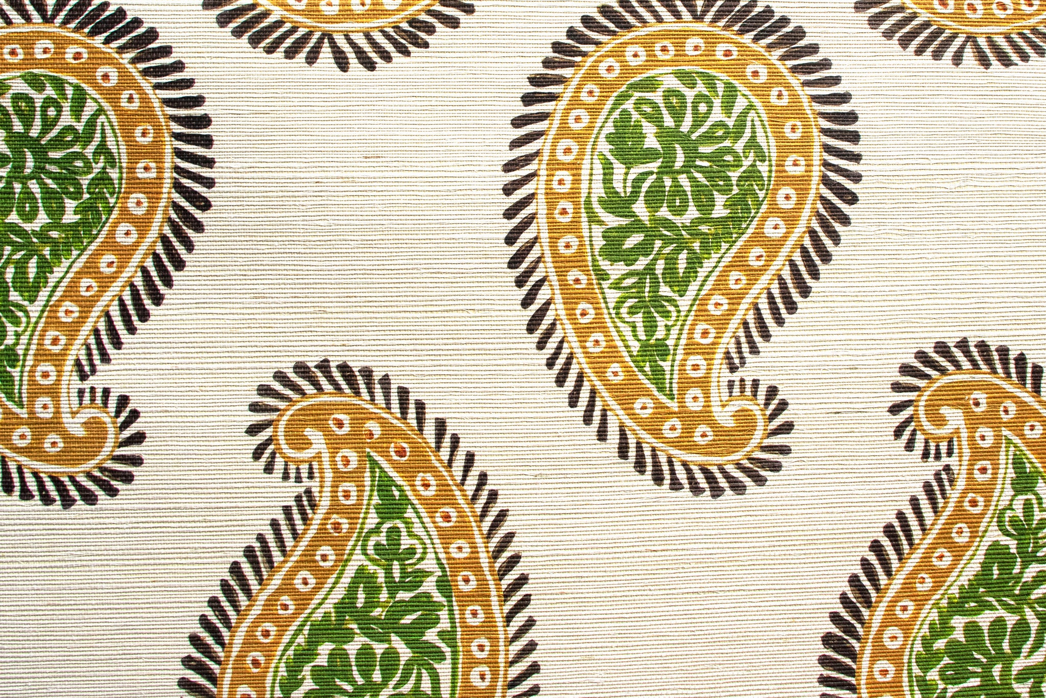 Paisley Wallpaper, Layered Leaves