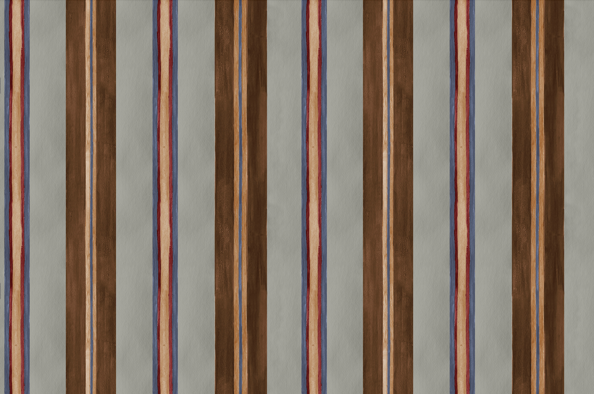 Marconi Stripe Wallpaper, River Ave