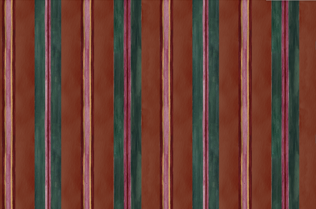 Marconi Stripe Wallpaper, Bocce Court
