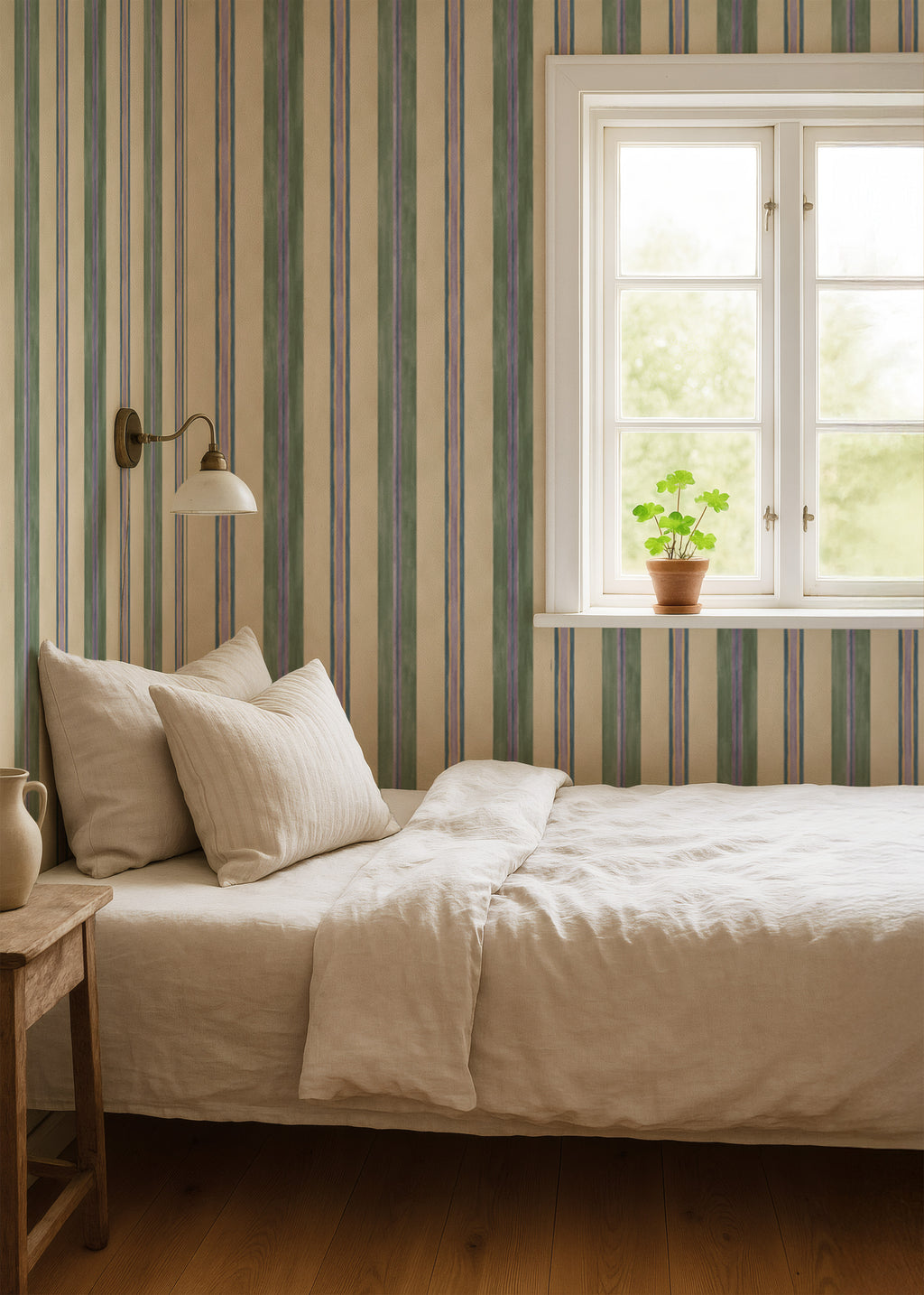 Marconi Stripe Wallpaper, Mirror