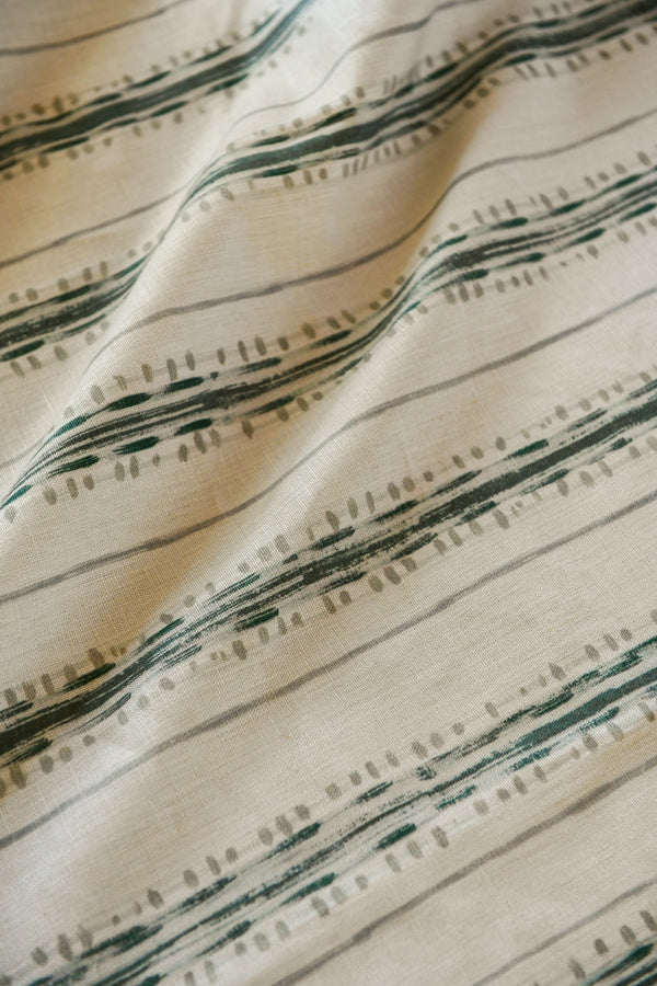 Canavese Stripe Fabric, Treetops
