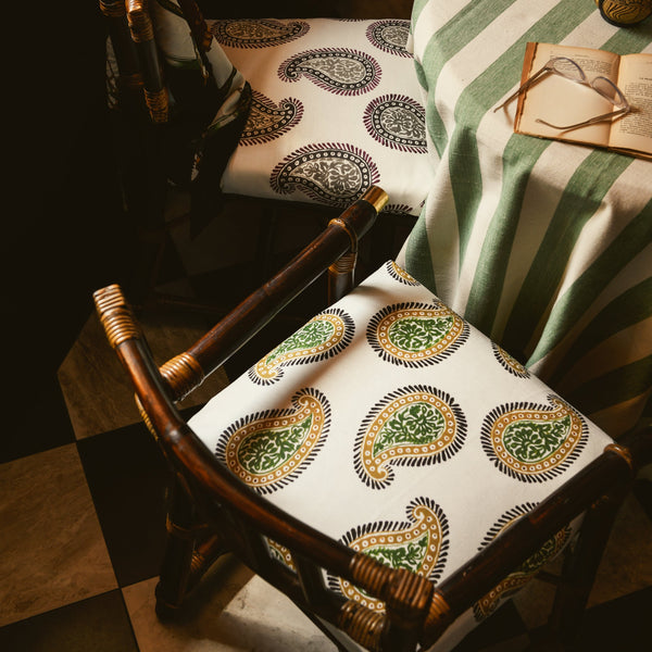 Paisley Fabric, Layered Leaves