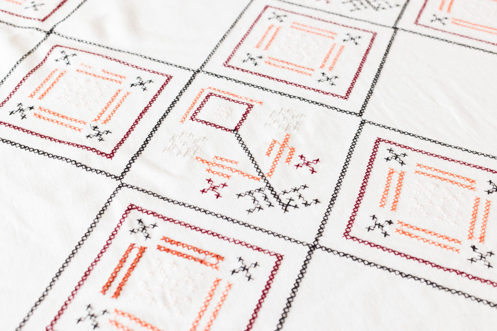 Leini Embroidered Tablecloth