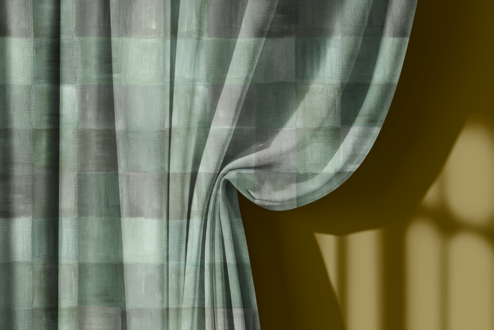 Plaid Fabric, Early Morning
