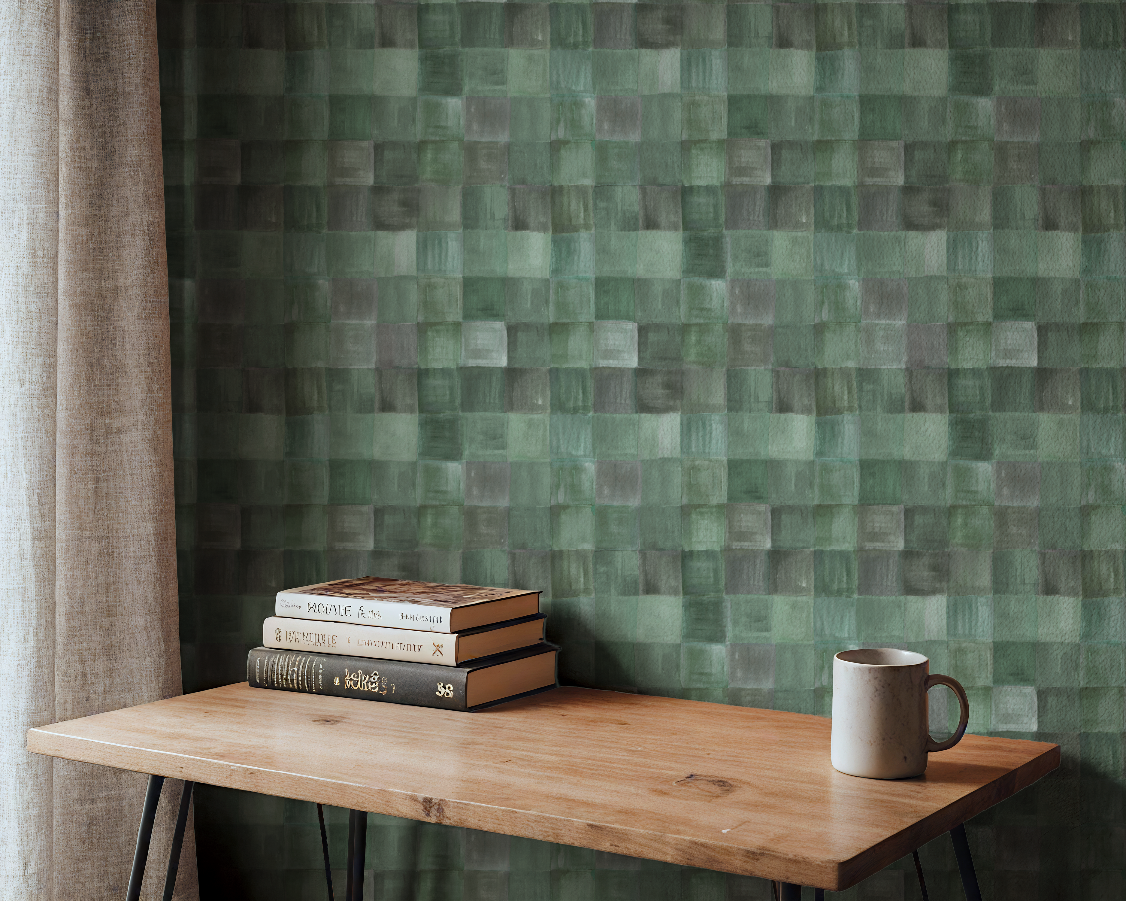 Plaid Wallpaper, Early Morning