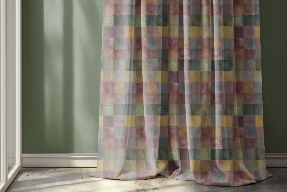 Plaid Fabric, City Square