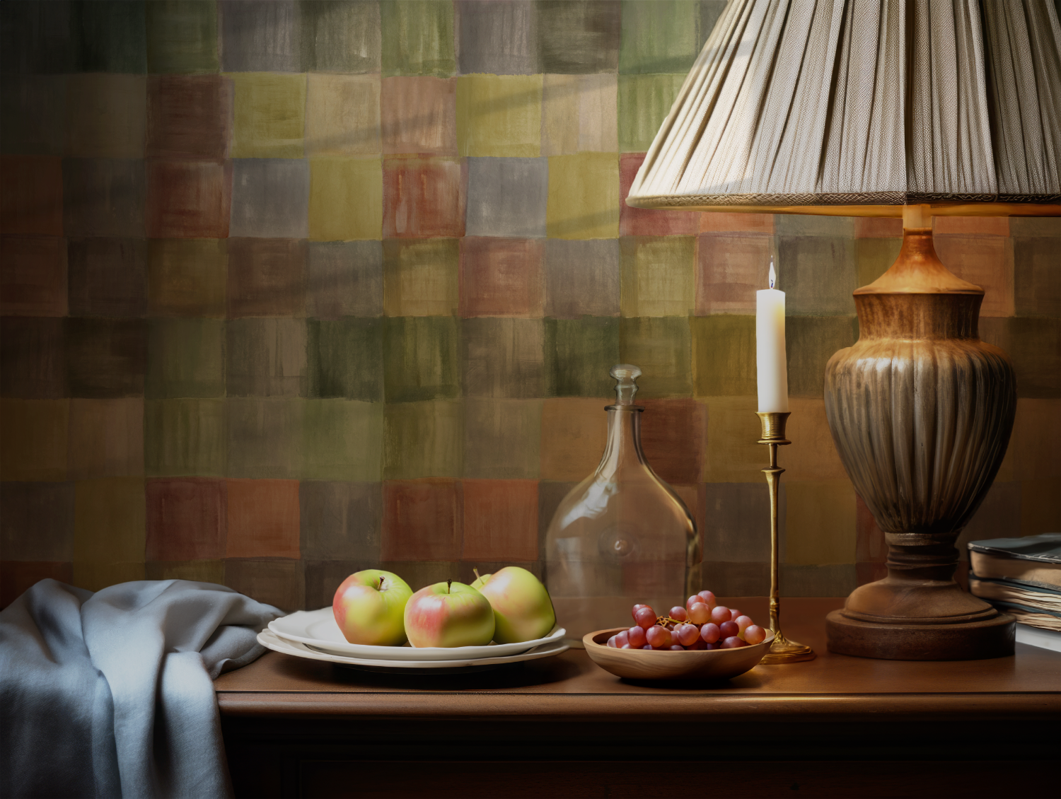 Plaid Wallpaper, Siesta