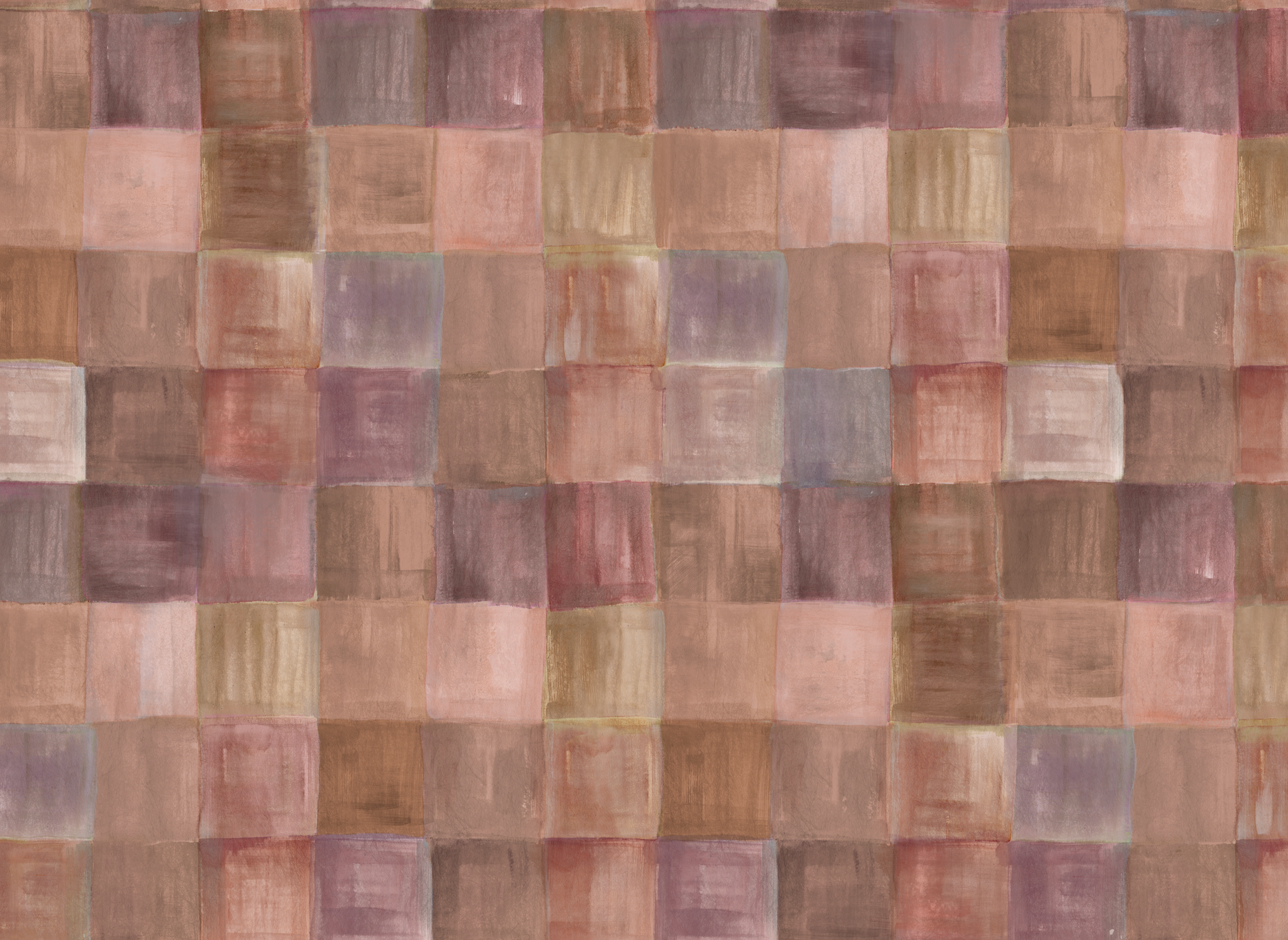 Plaid Wallpaper, Pink Prosciutto