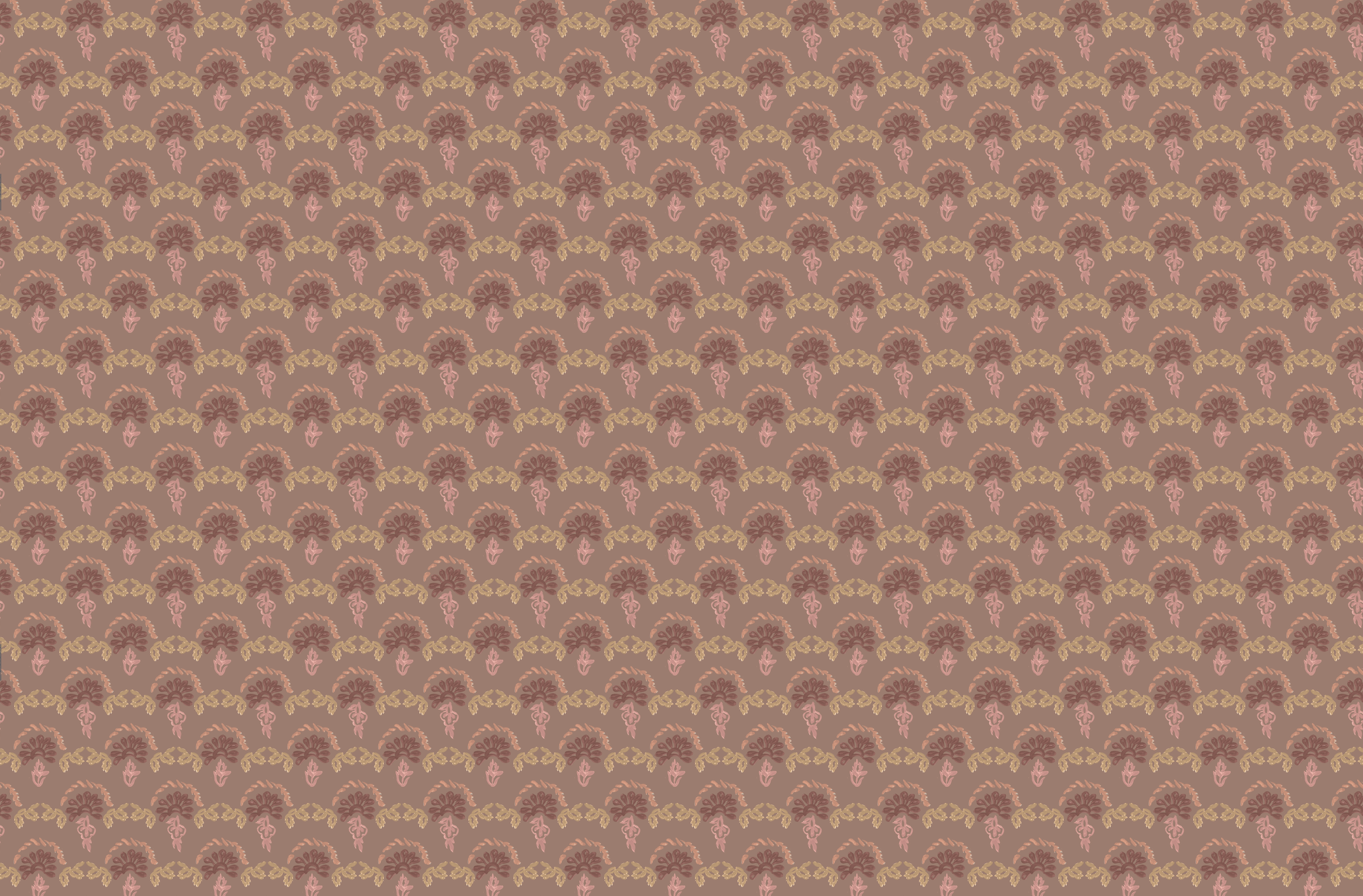 Pollera Wallpaper, Copper