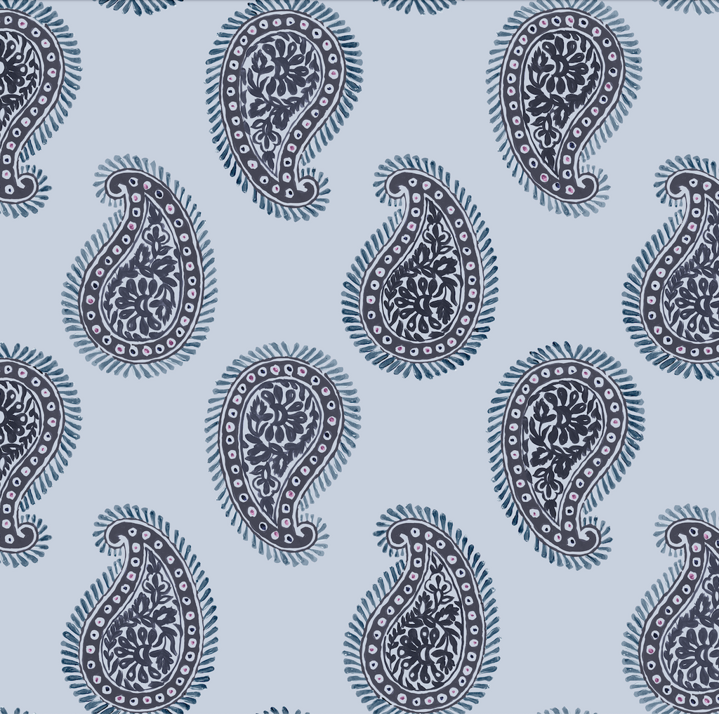 Paisley Wallpaper, Teardrops