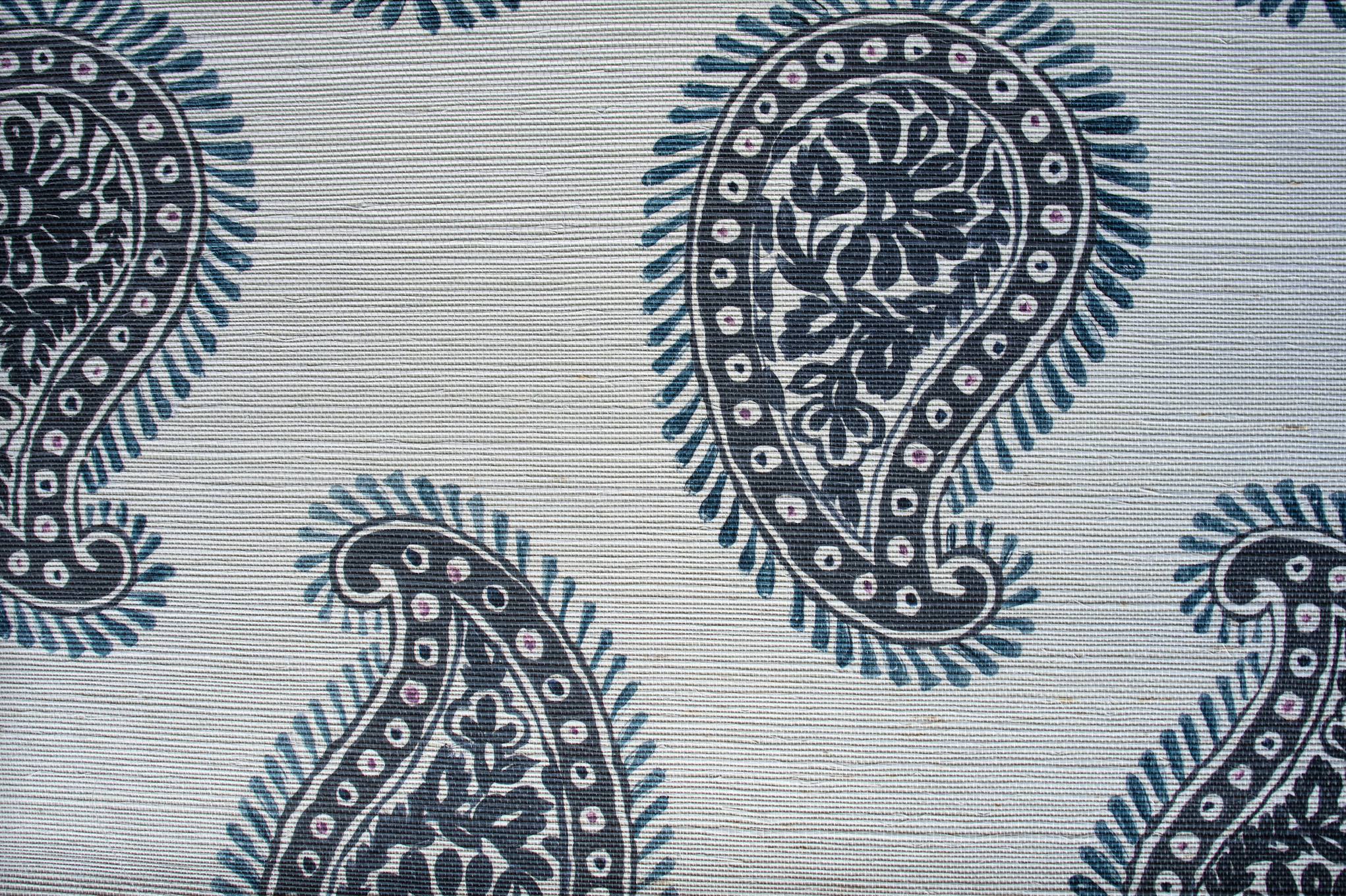 Paisley Wallpaper, Teardrops