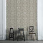 Eco-friendly grasscloth wallcovering with organic texture