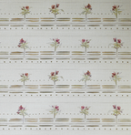 Close-up of hand-painted oleander flowers and buds wallpaper