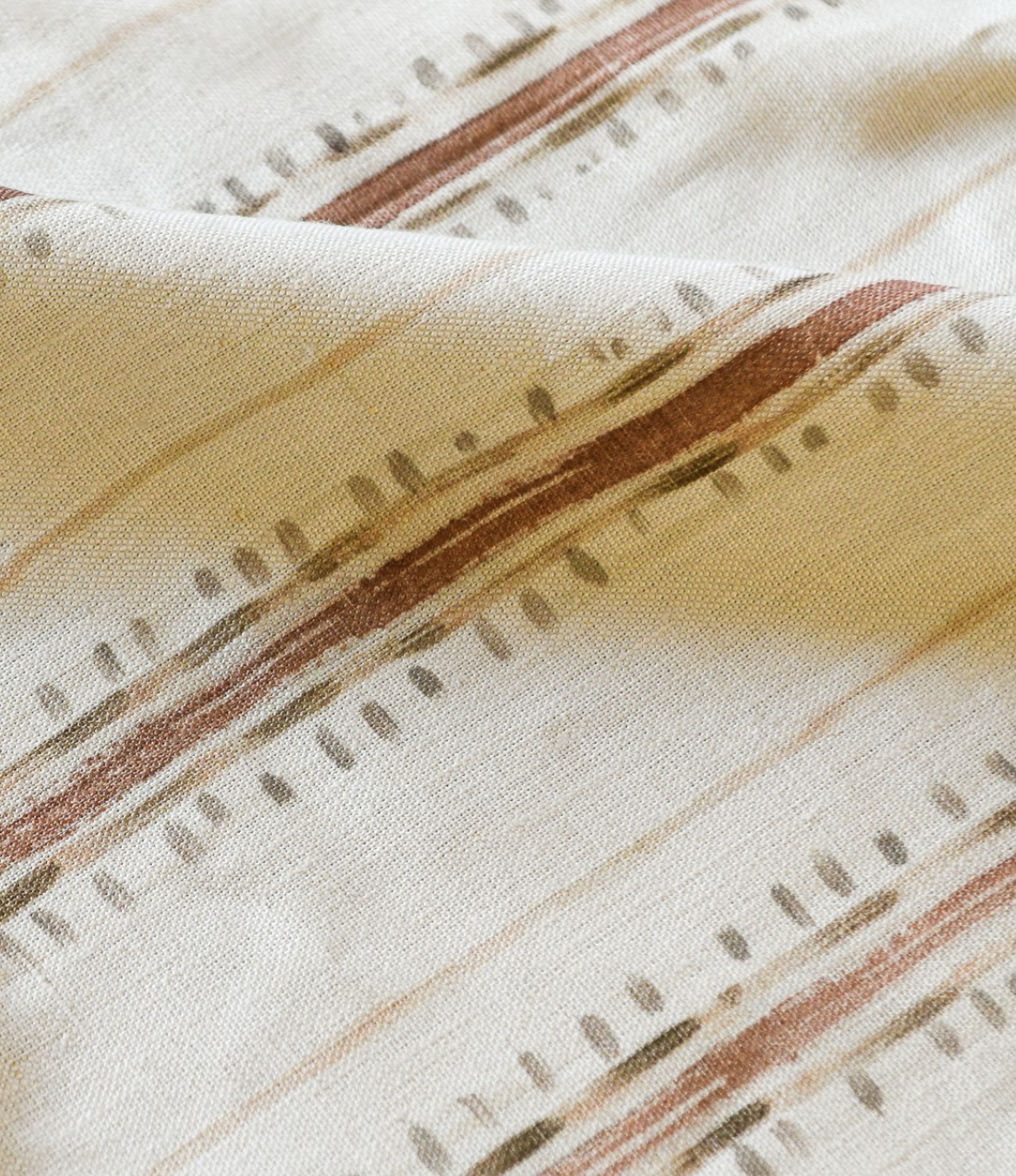 Canavese Stripe Fabric, Crumbling Walls