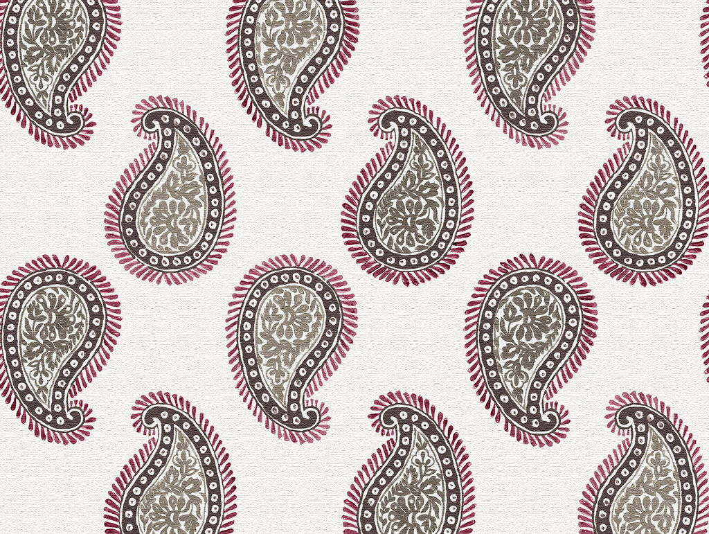 Paisley Fabric, Silk Swirl