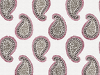 Paisley Fabric, Silk Swirl