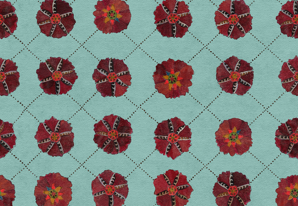 Suzani Fabric, Bedside