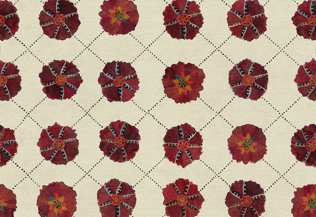 Suzani Fabric, Mantle