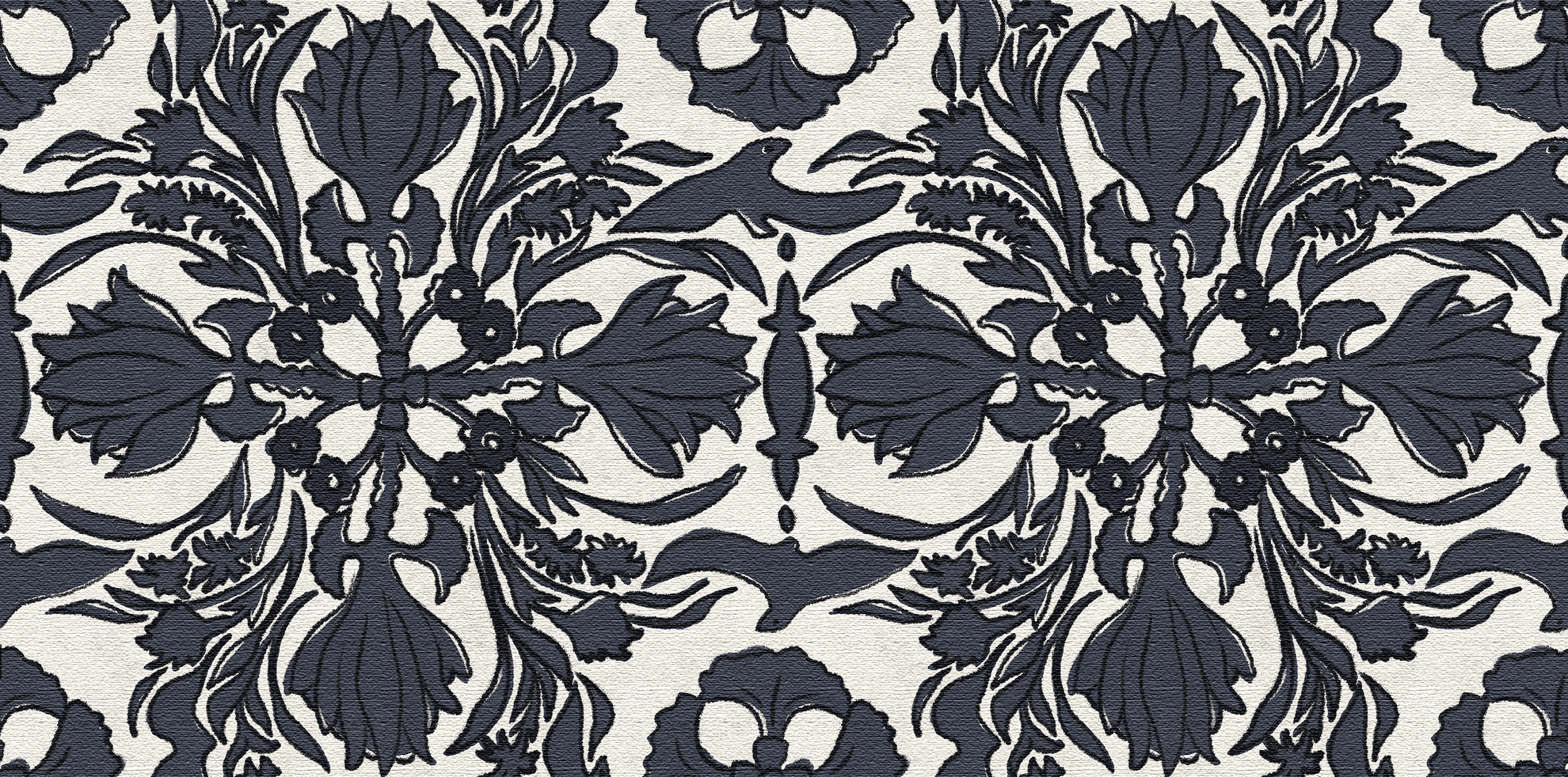 Vintage Scarf Fabric, Passageway