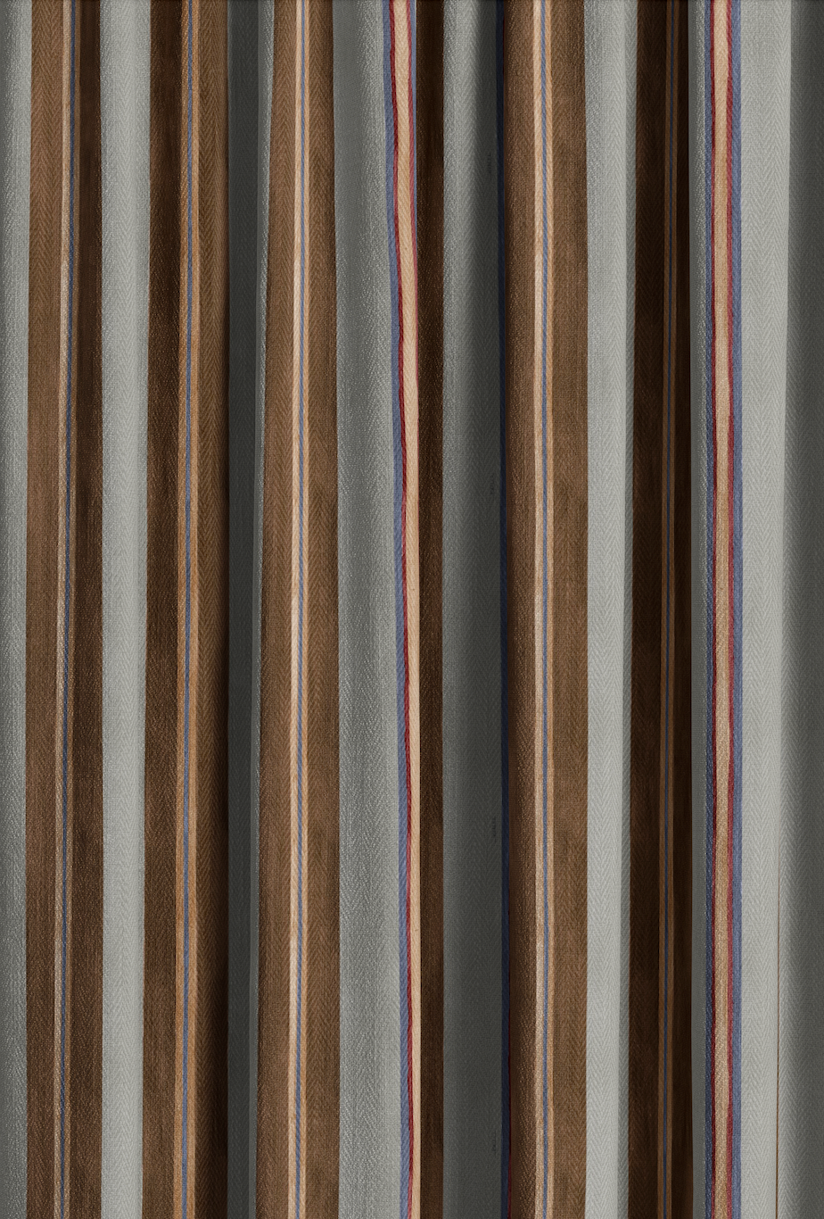 Marconi Stripe Fabric, River Ave.