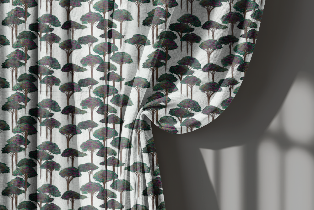 Umbrella Pine Fabric, Ferragosto