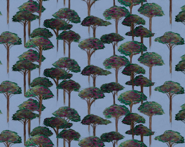 Umbrella Pine Wallpaper, Rumba