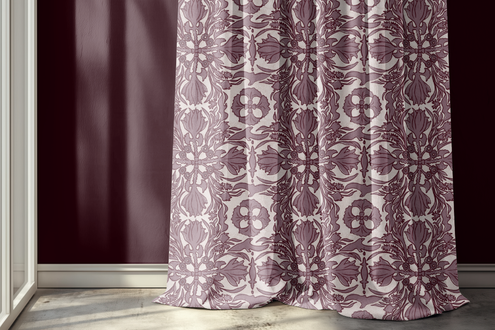 Vintage Scarf Fabric, Kaleidoscope