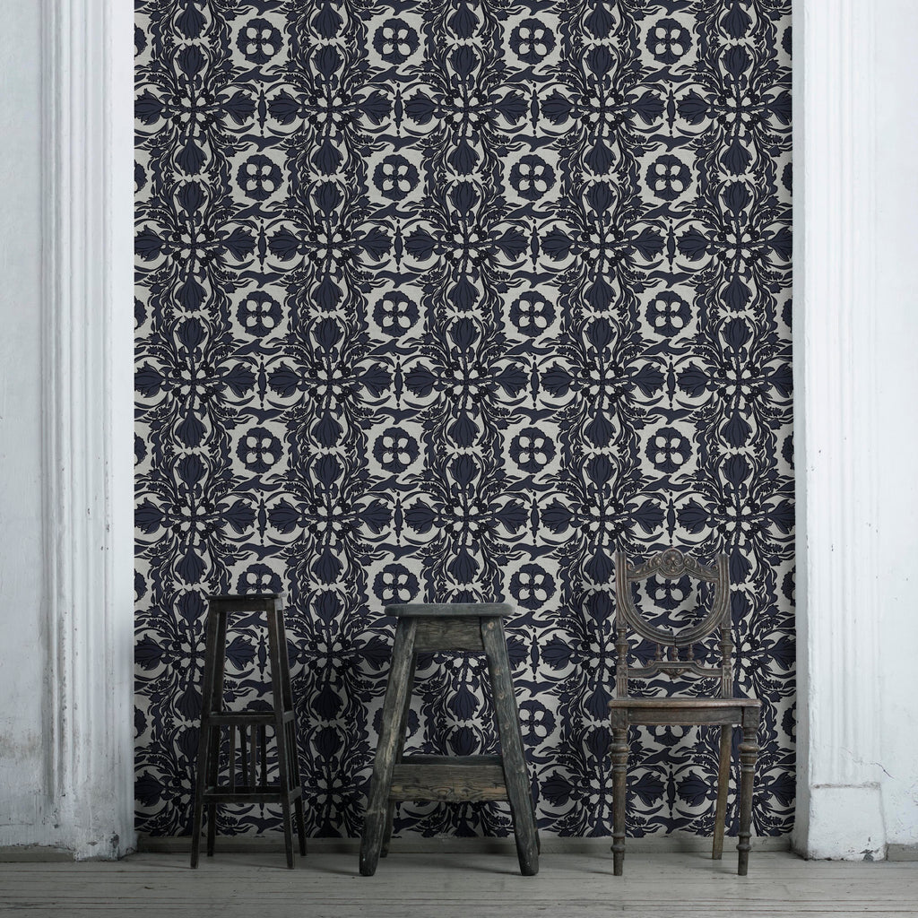 Eco-friendly grasscloth wallcovering with organic texture