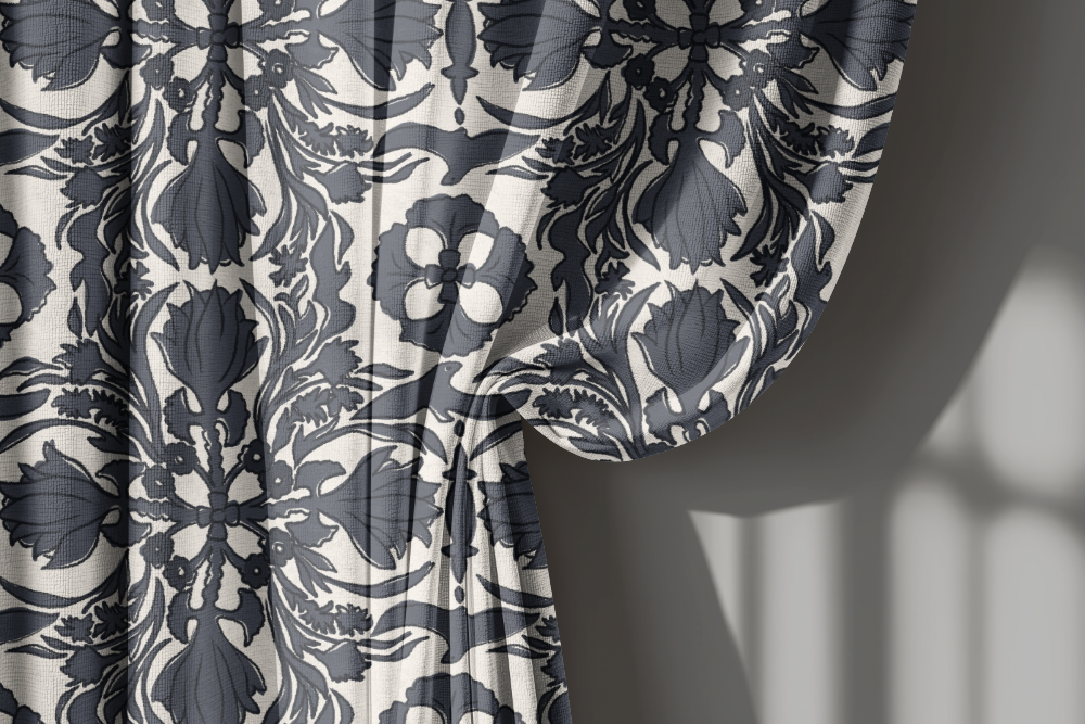 Vintage Scarf Fabric, Passageway