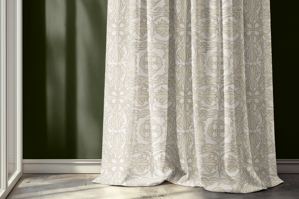 Vintage Scarf Fabric, Veil