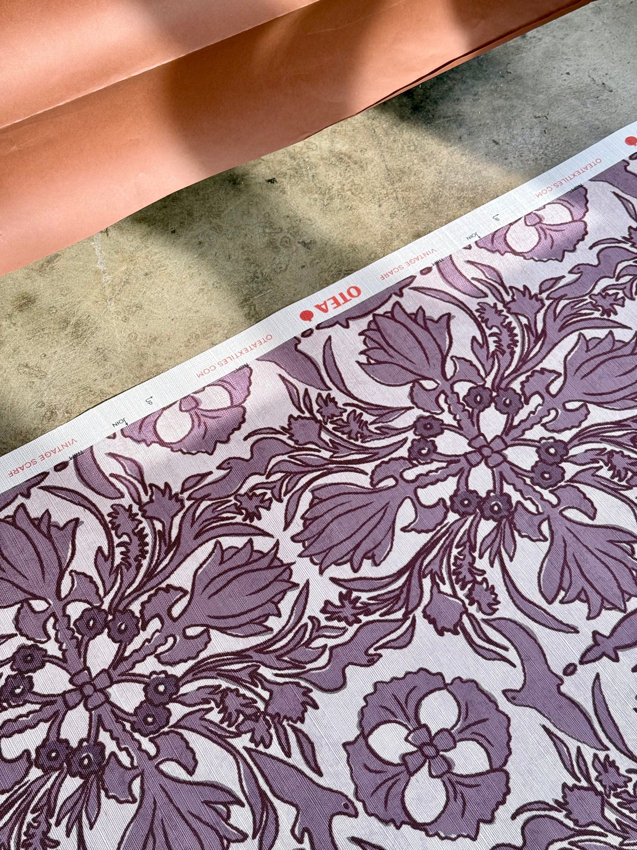 Vintage Scarf Wallpaper, Kaleidoscope