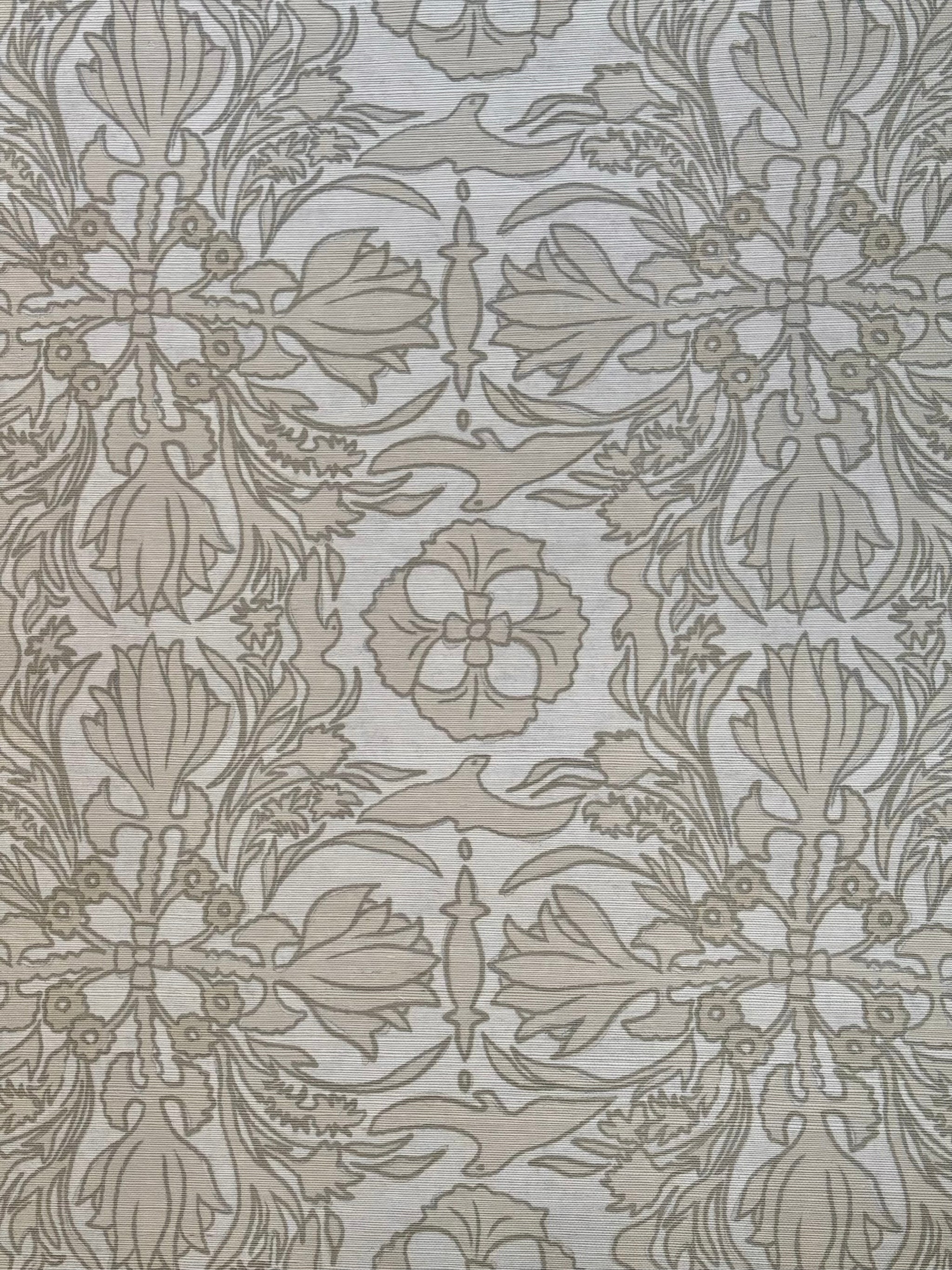 Vintage Scarf Wallpaper, Veil