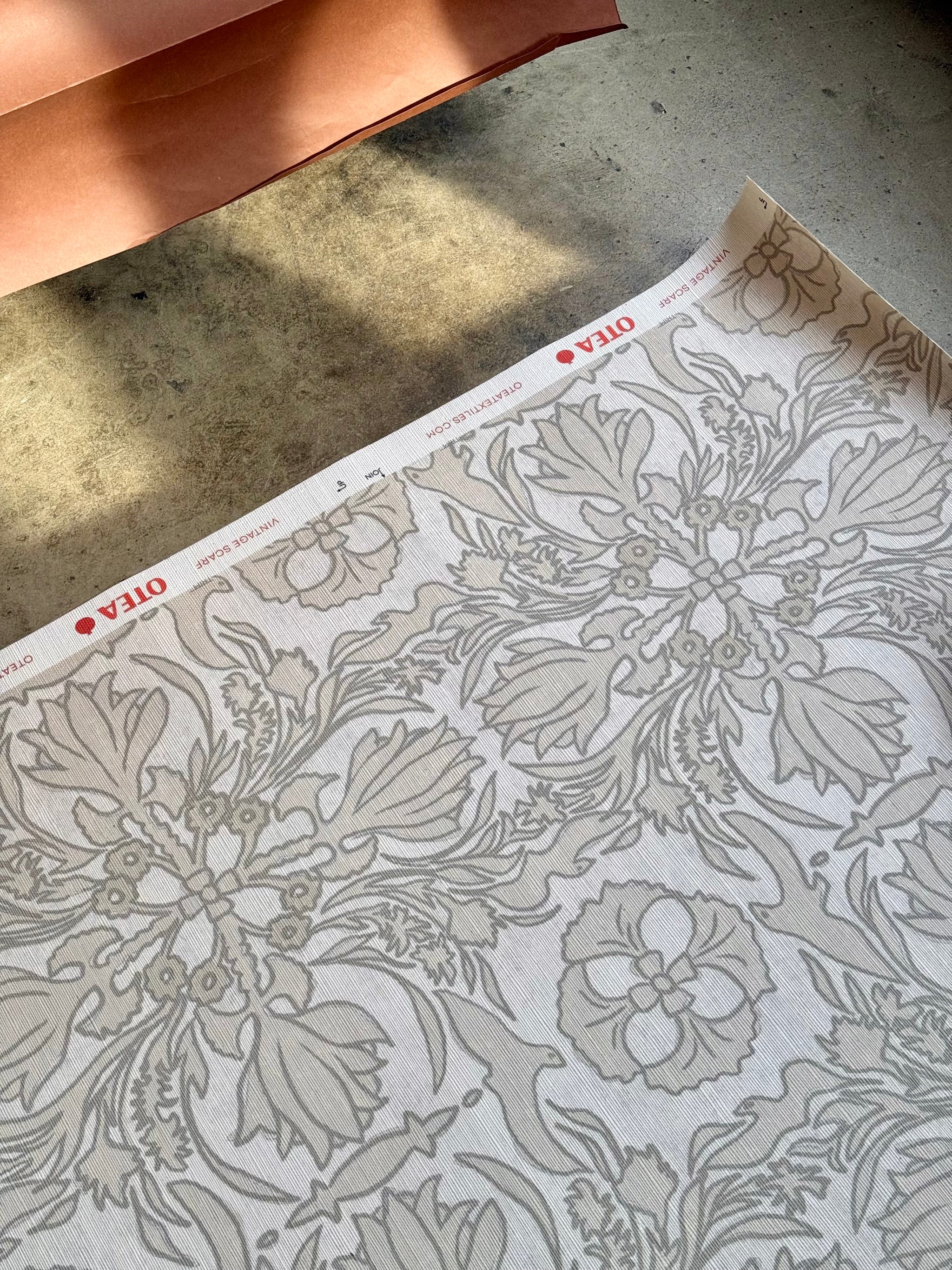 Vintage Scarf Wallpaper, Veil